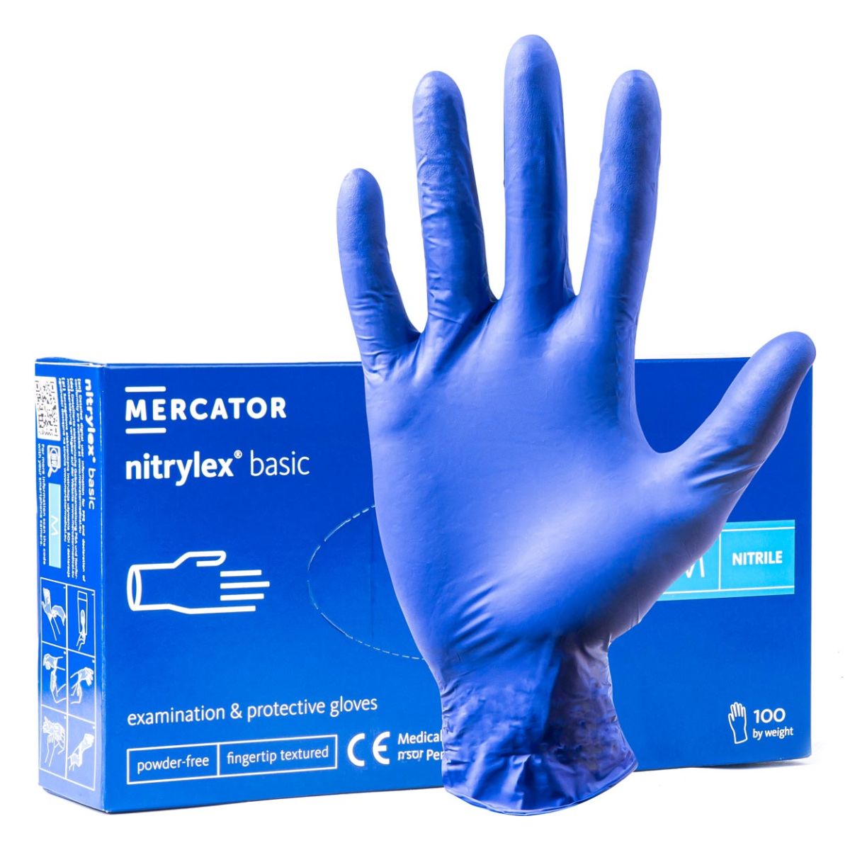 Mercator Medical Nitrila aizsargcimdi Nitrylex Basic