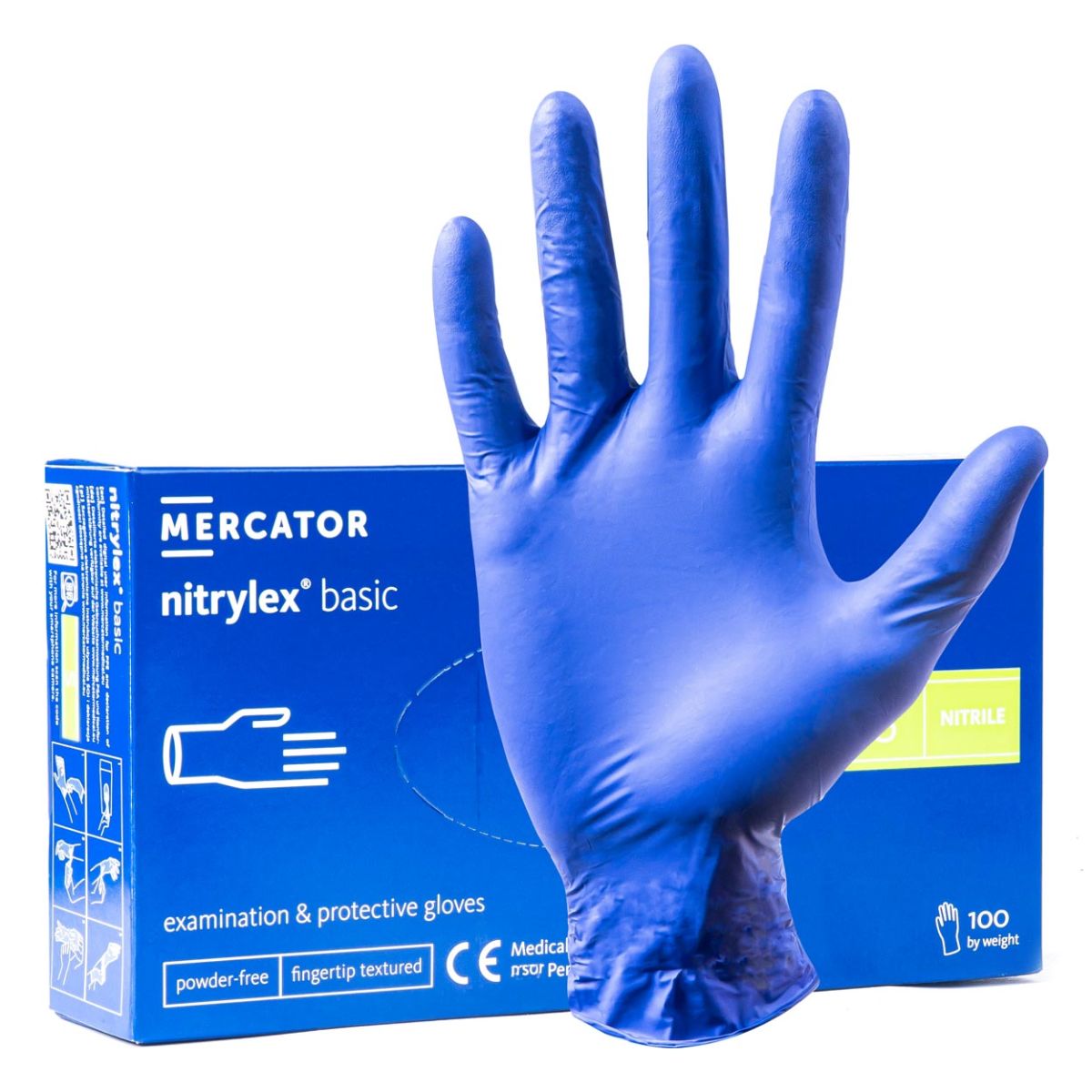 Mercator Medical Nitrila aizsargcimdi Nitrylex Basic
