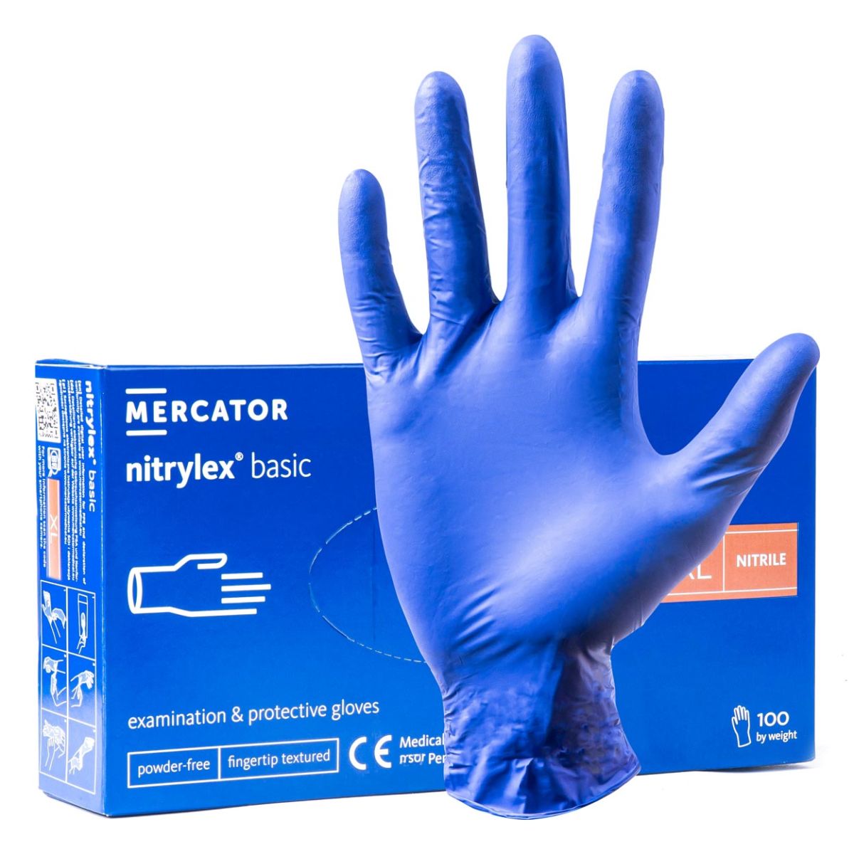 Mercator Medical Nitrila aizsargcimdi Nitrylex Basic