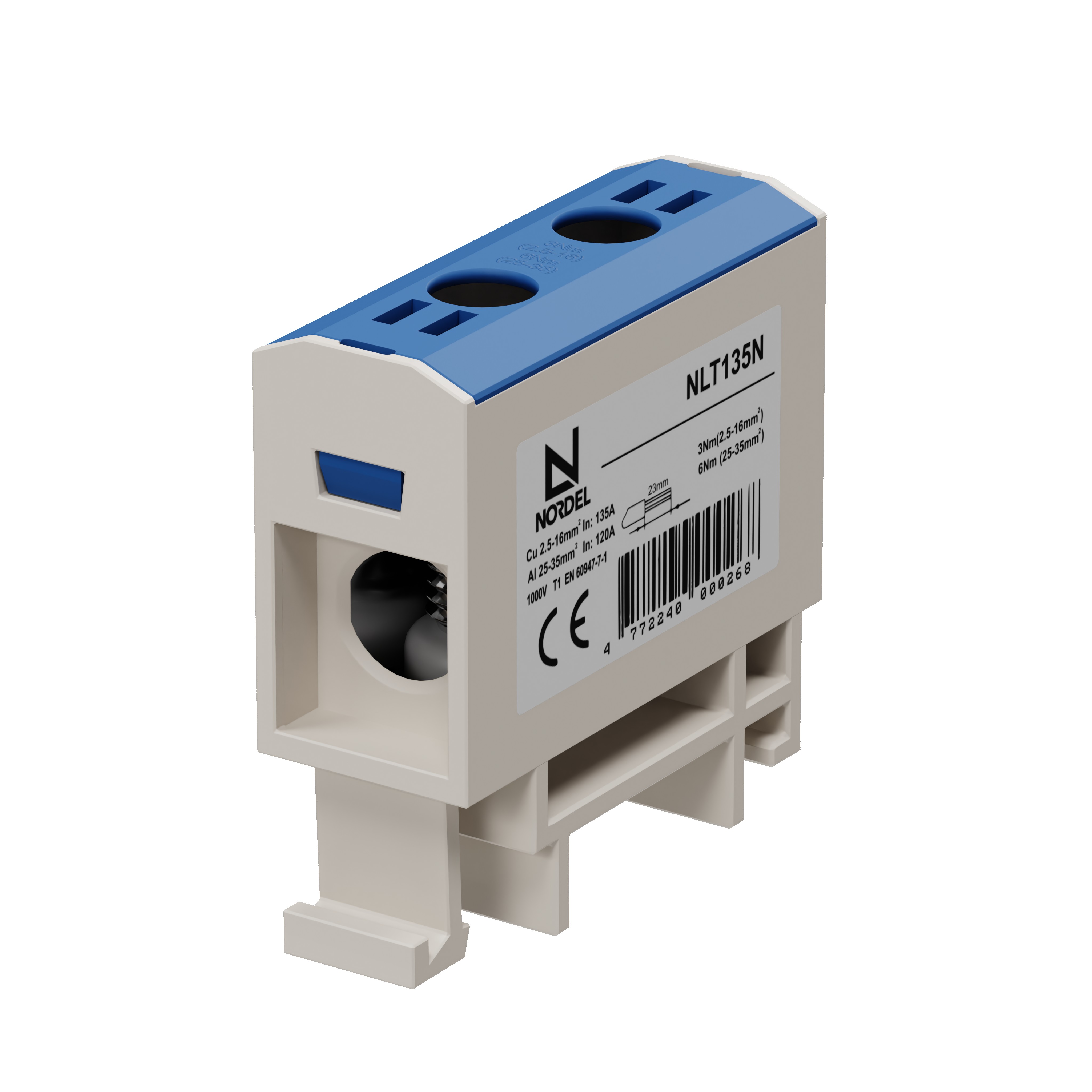 NORDEL™ NLT135 Universālā spaile 1x2,5–35