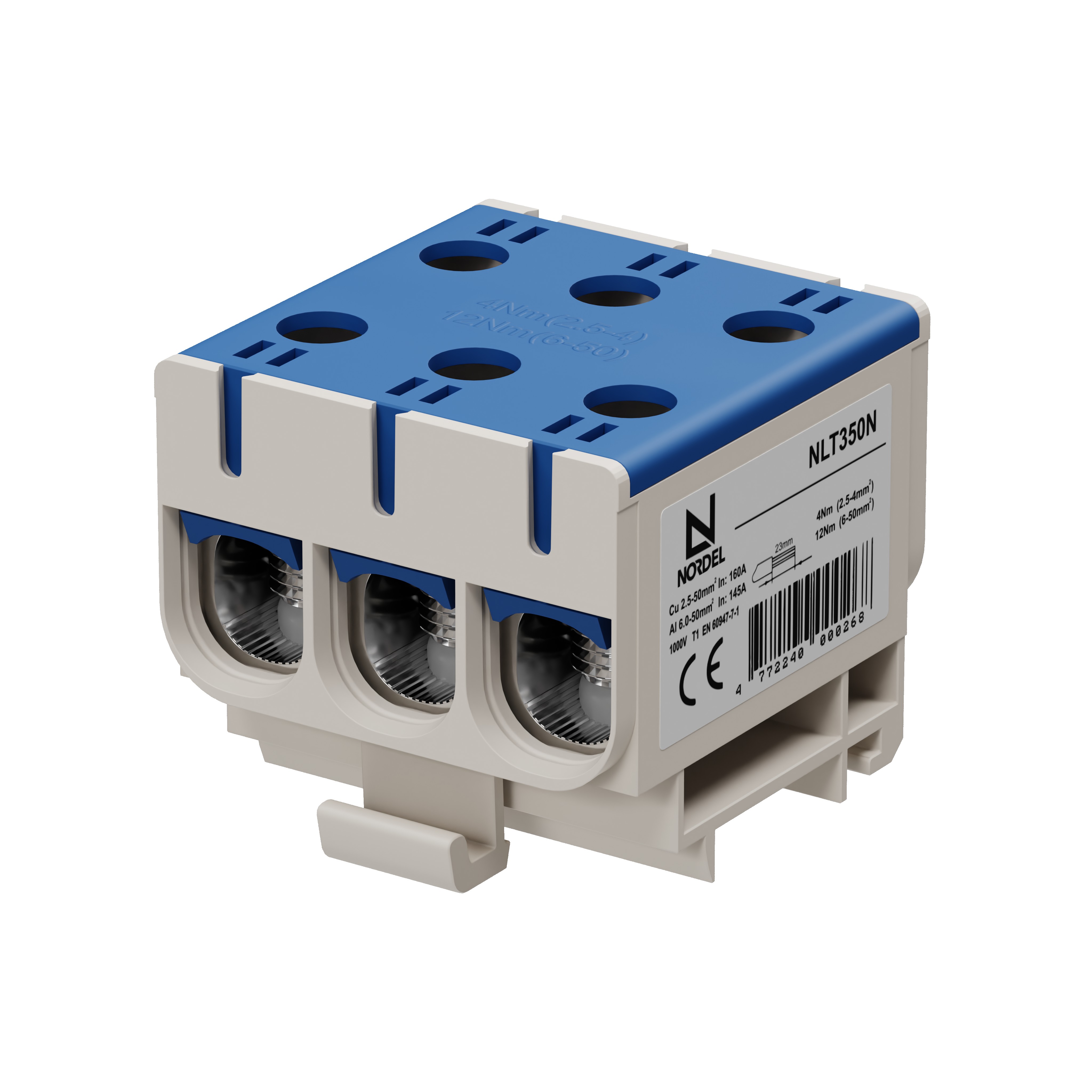 NORDEL™ NLT3P50 Universālā spaile 3P 3x2