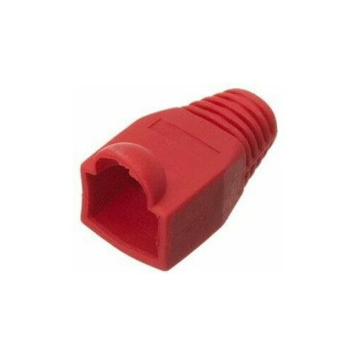 ELECTROBASE ® Uzmava RJ45 konektoram, sarkans