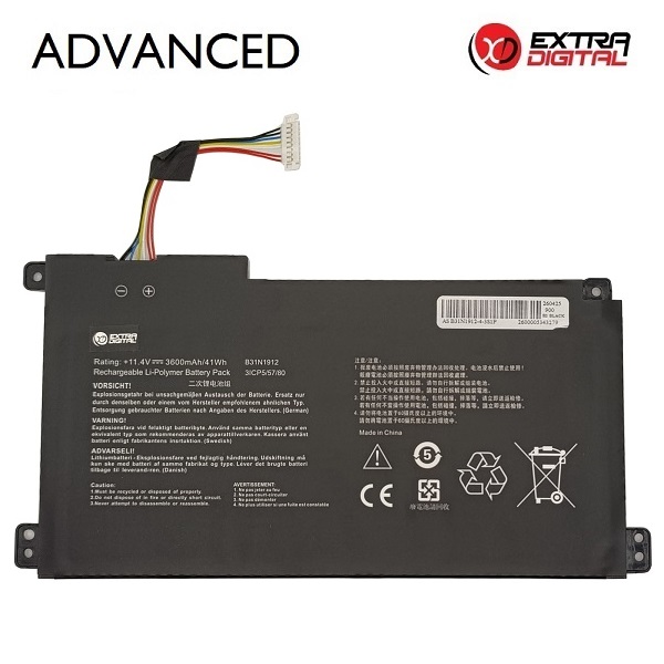 EXTRADIGITAL Notebook Battery ASUS B31N1912, 3600mAh