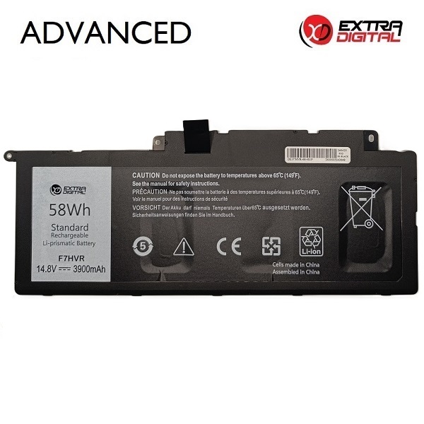 EXTRADIGITAL Notebook battery, DELL F7HVR, 3900mAh