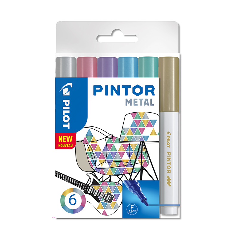 Noturīgais marķieris PILOT PINTOR METALLIC 1