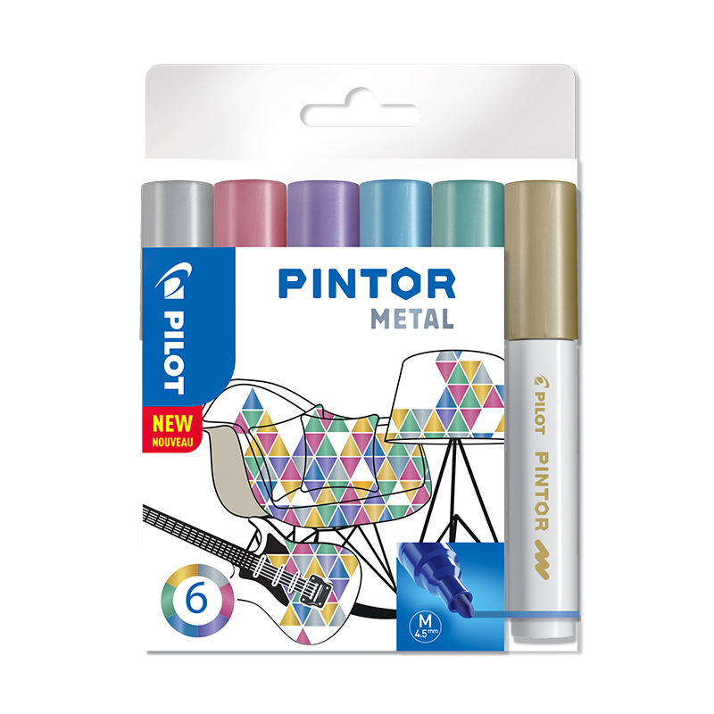 Noturīgais marķieris PILOT PINTOR METALLIC 1