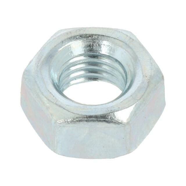 KEYSTONE Nut; hexagonal; 1/4"-28; steel