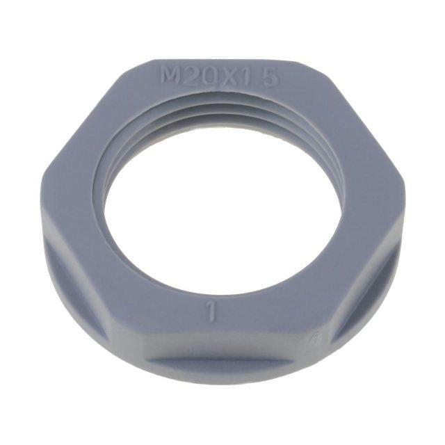 Nut; M16; polyamide; 22mm; dark grey