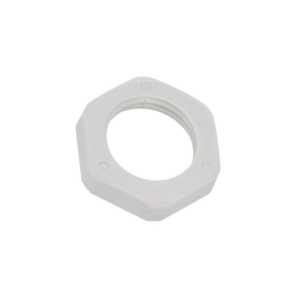 Nut; M16; polyamide; Thk: 5mm; Spanner: