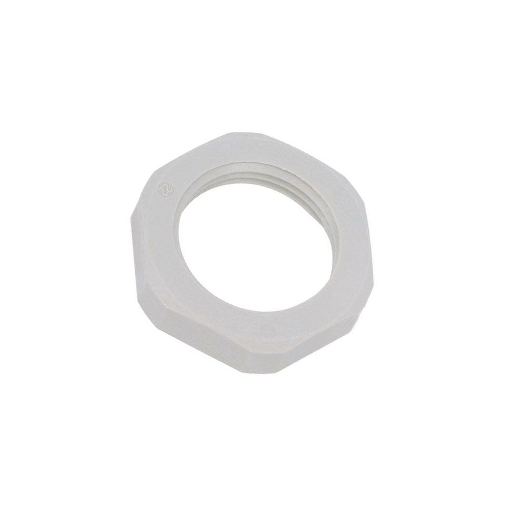 Nut; M20; polyamide; Thk: 6mm; Spanner: