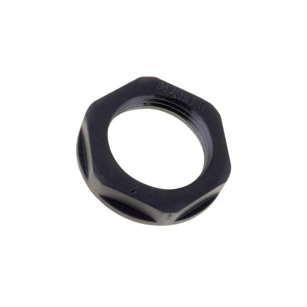 Nut; M25; polyamide; 32mm; black; Thread: