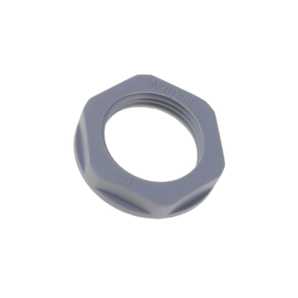 Nut; M25; polyamide; 32mm; dark grey