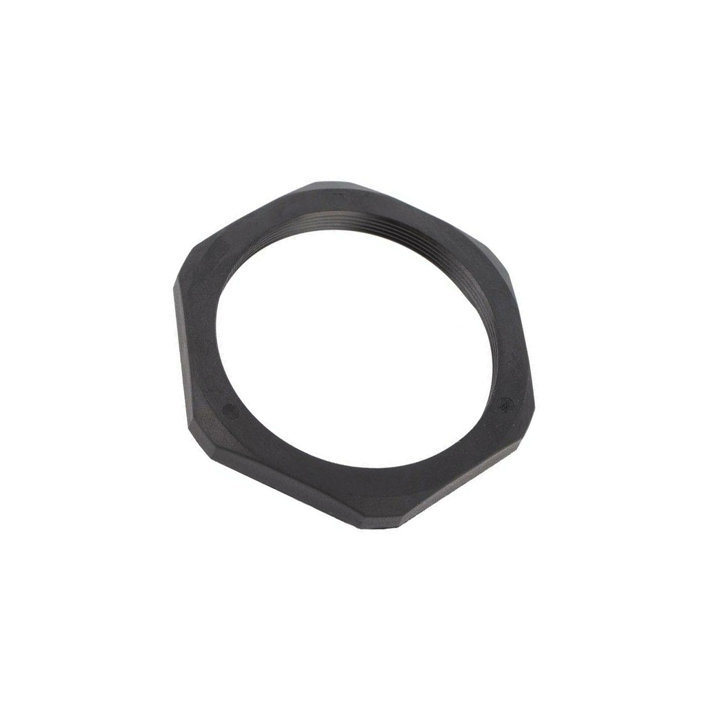 Nut; M63; polyamide; Thk: 8mm; Spanner: