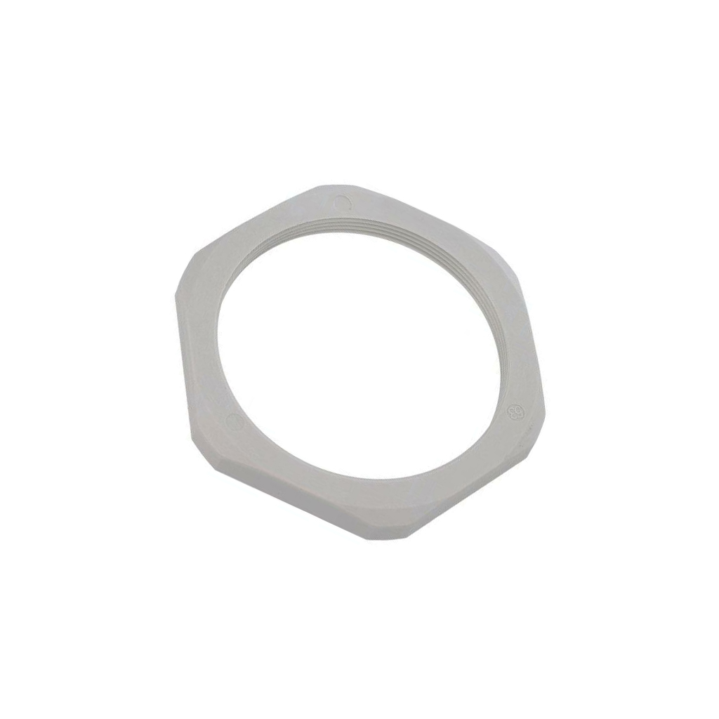 Nut; M63; polyamide; Thk: 8mm; Spanner: