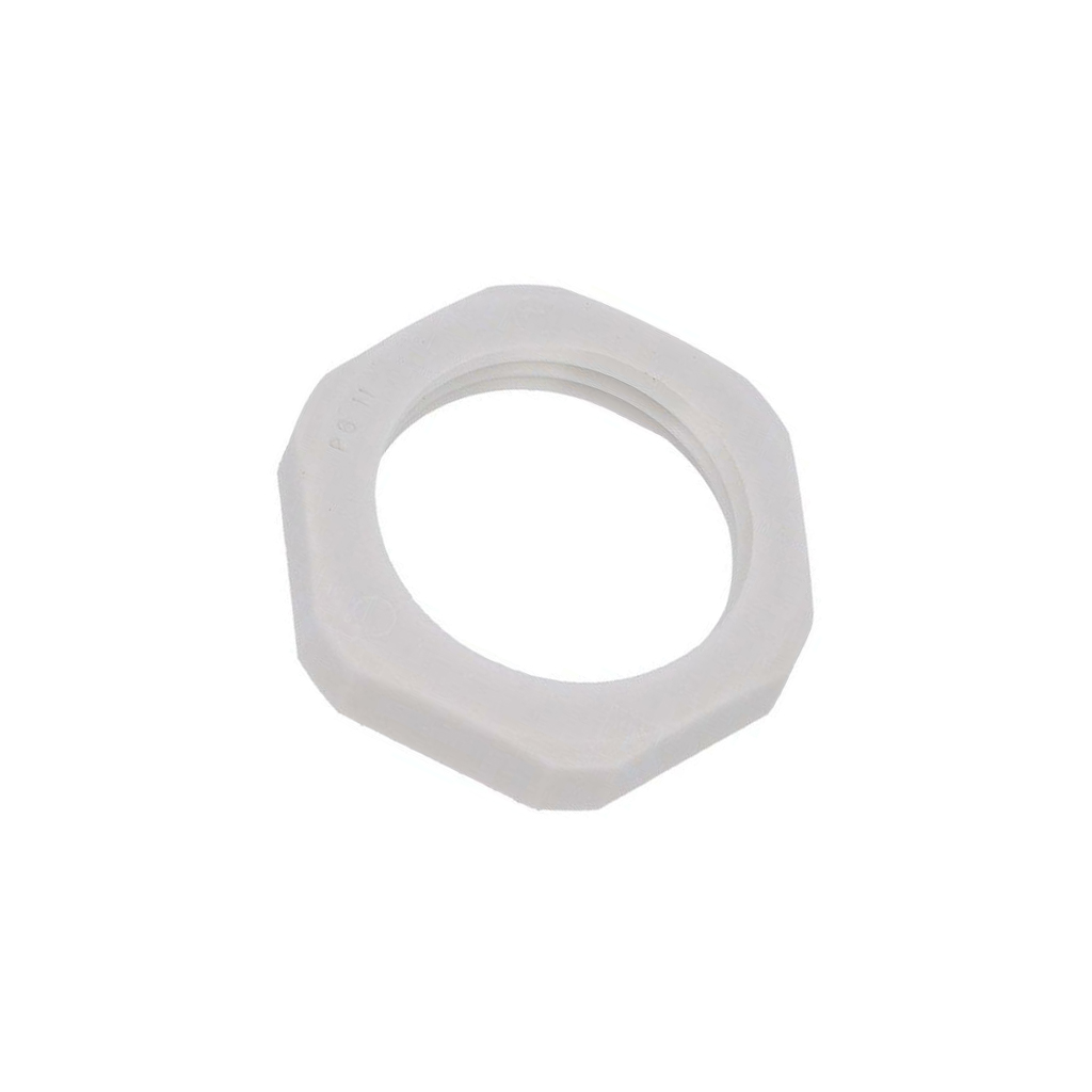 Nut; PG11; polyamide; Thk: 5mm; Spanner: