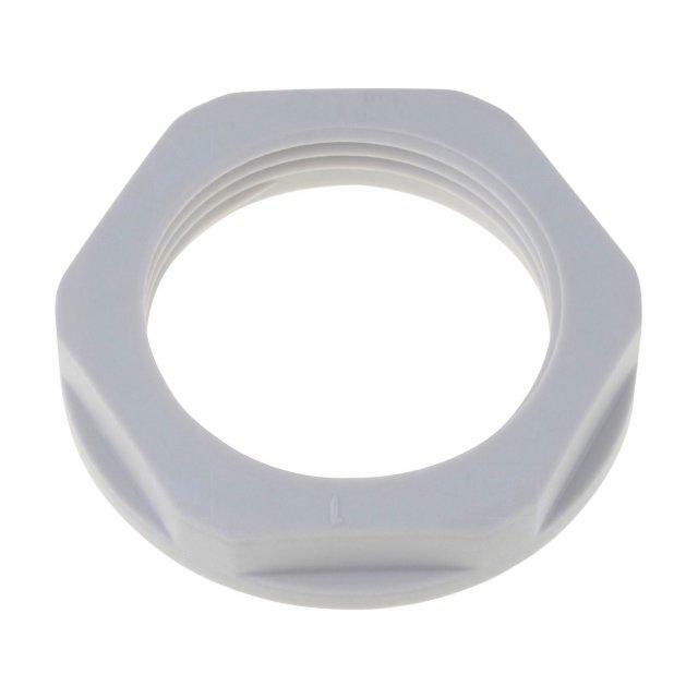 Nut; PG16; polyamide; 30mm; grey; Thread: