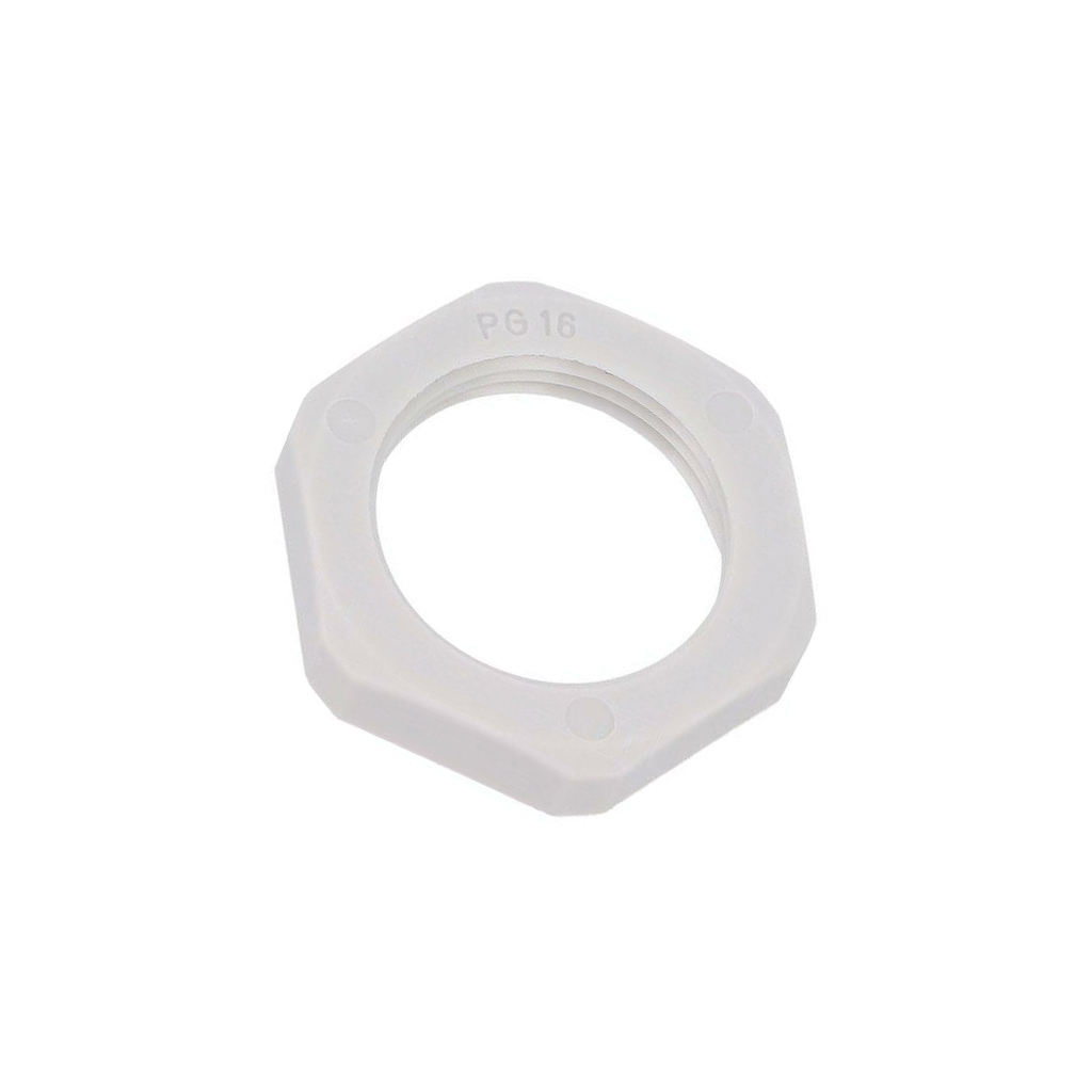 Nut; PG16; polyamide; Thk: 6mm; Spanner: