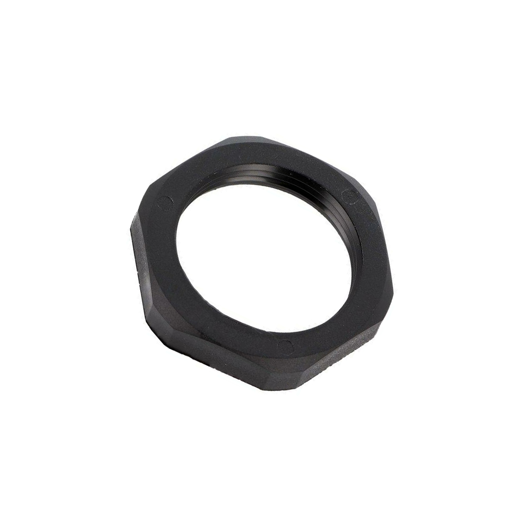 Nut; PG21; polyamide; Thk: 7mm; Spanner: