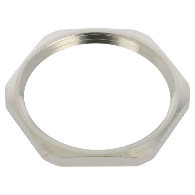 Nut; PG29; brass; Thk: 4mm; Spanner: