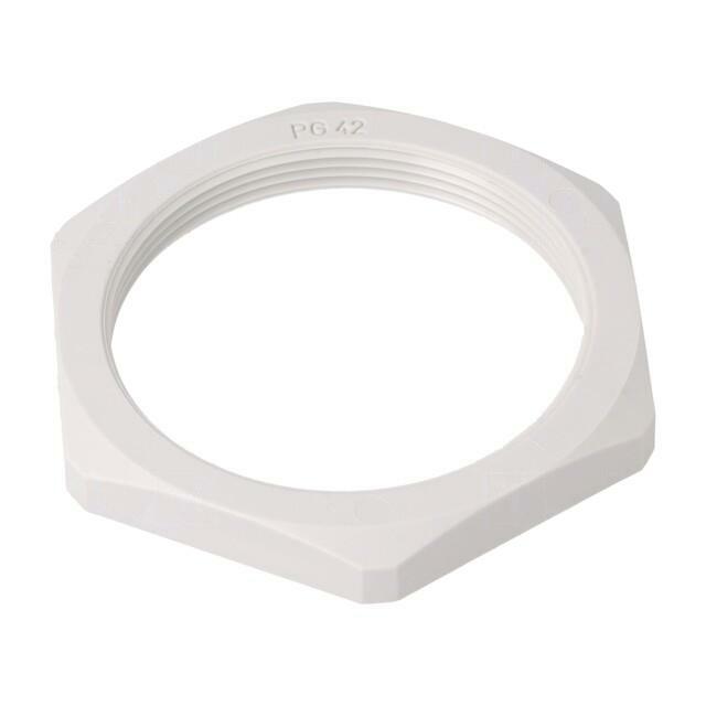 Nut; PG42; polyamide; Thk: 8mm; Spanner: