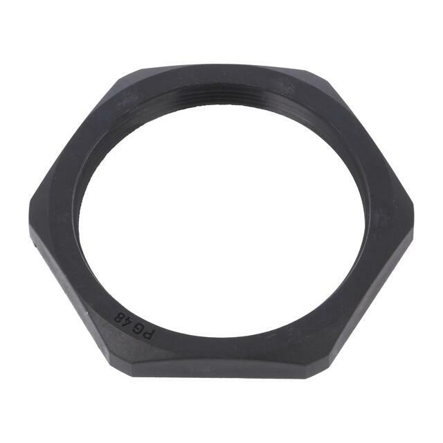 Nut; PG48; polyamide; Thk: 8mm; Spanner: