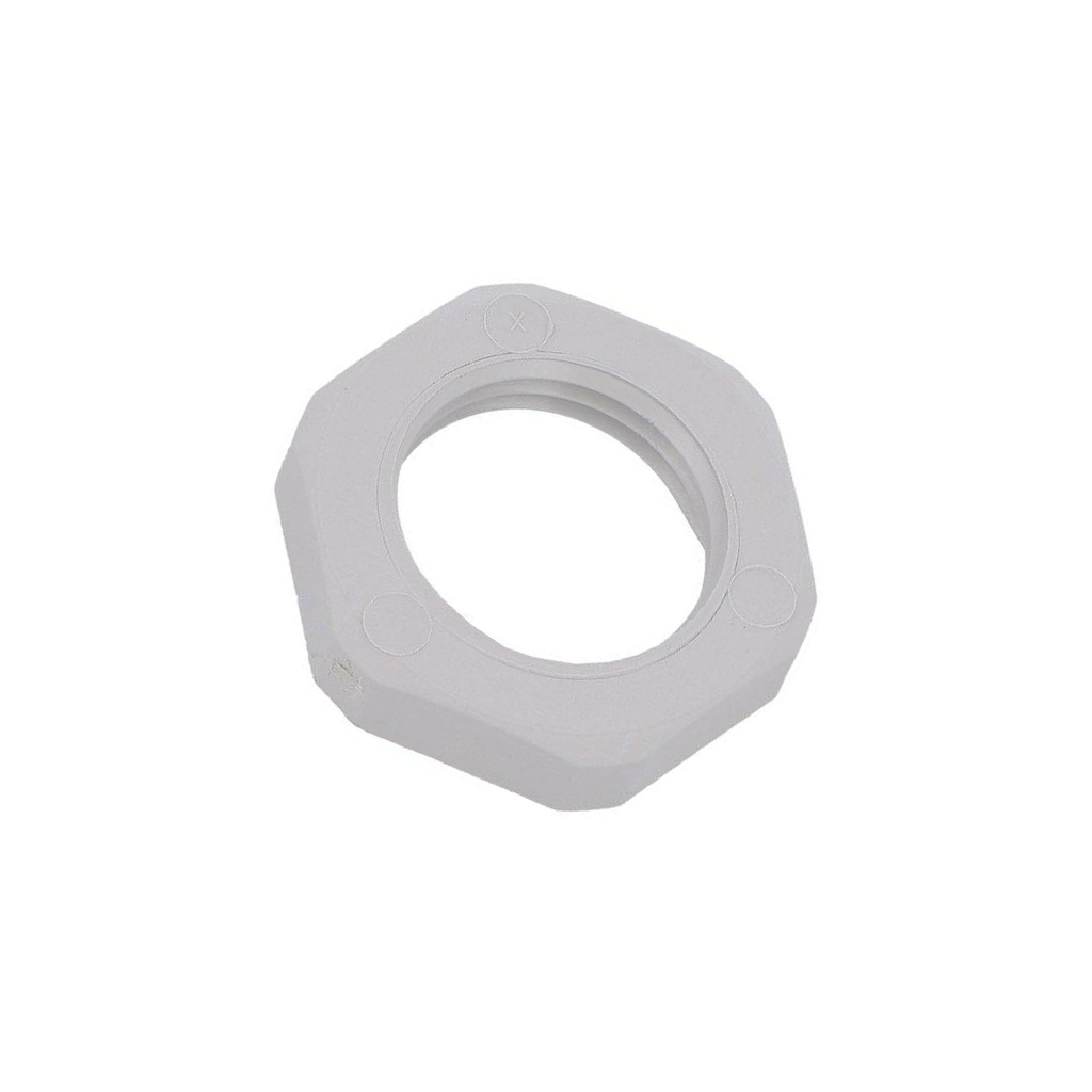 Nut; PG9; polyamide; Thk: 6.8mm