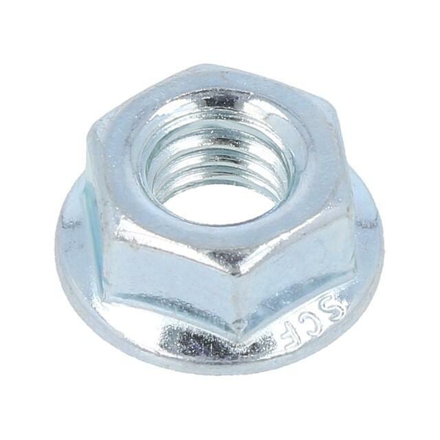 BOSSARD Nut; with flange; hexagonal; M6