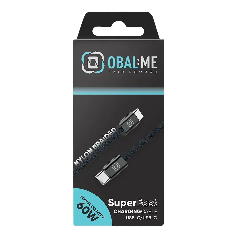 OBAL:ME Super Fast USB-C/USB-C Braided cabel