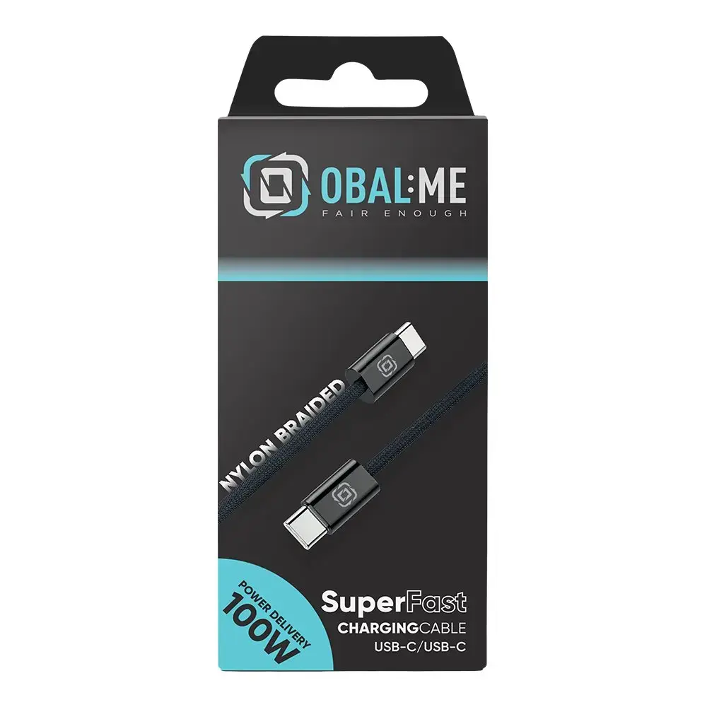 OBAL:ME Super Fast USB-C/USB-C Braided Cable
