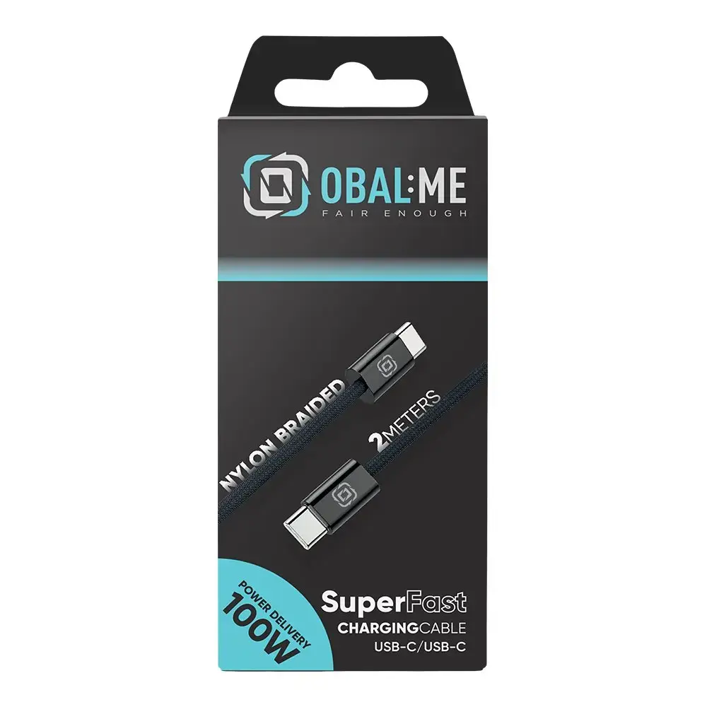 OBAL:ME Super Fast USB-C/USB-C Braided Cable