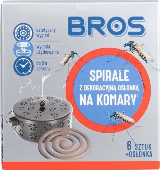 Bros odu spirāle ar dekoratīvu vāciņu