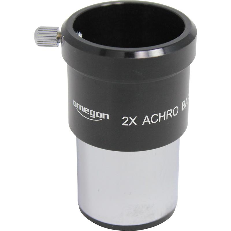 Omegon 2x Barlow lense, achromatic, 1