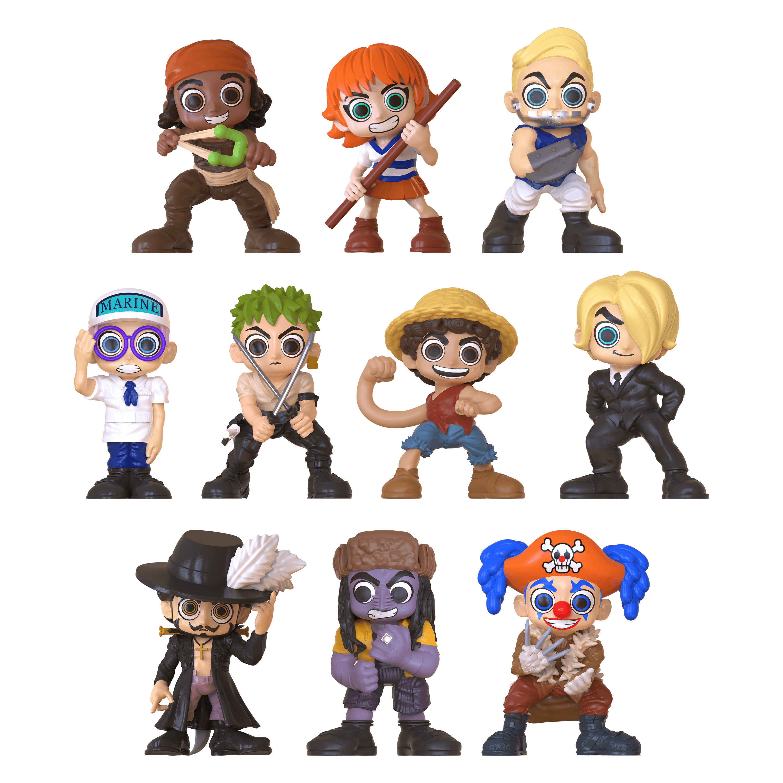 PHATMOJO ONE PIECE Mini figūriņa necaurspīdīgā