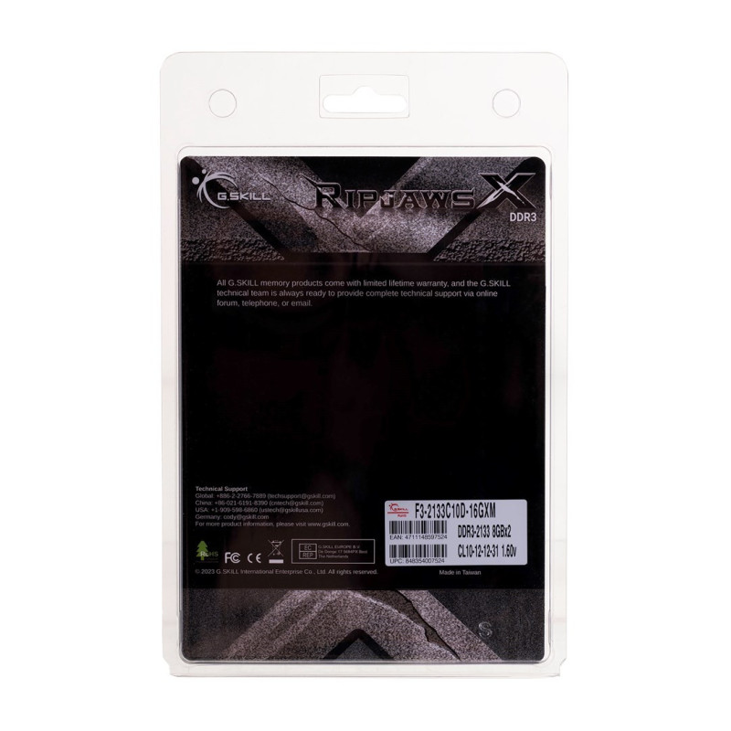 G.skill DDR3 16GB PC 2133