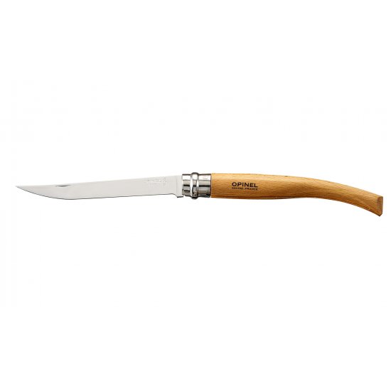 Opinel Slim Beechwood nerūsējošā tērauda nazis