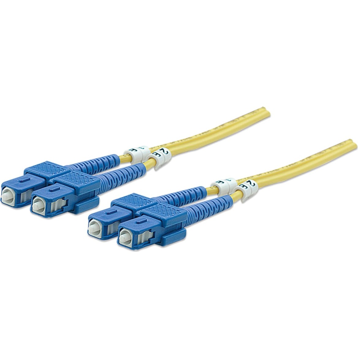 Opitiskais kabelis OS2,  SC/SC, Singlemode, dzeltens