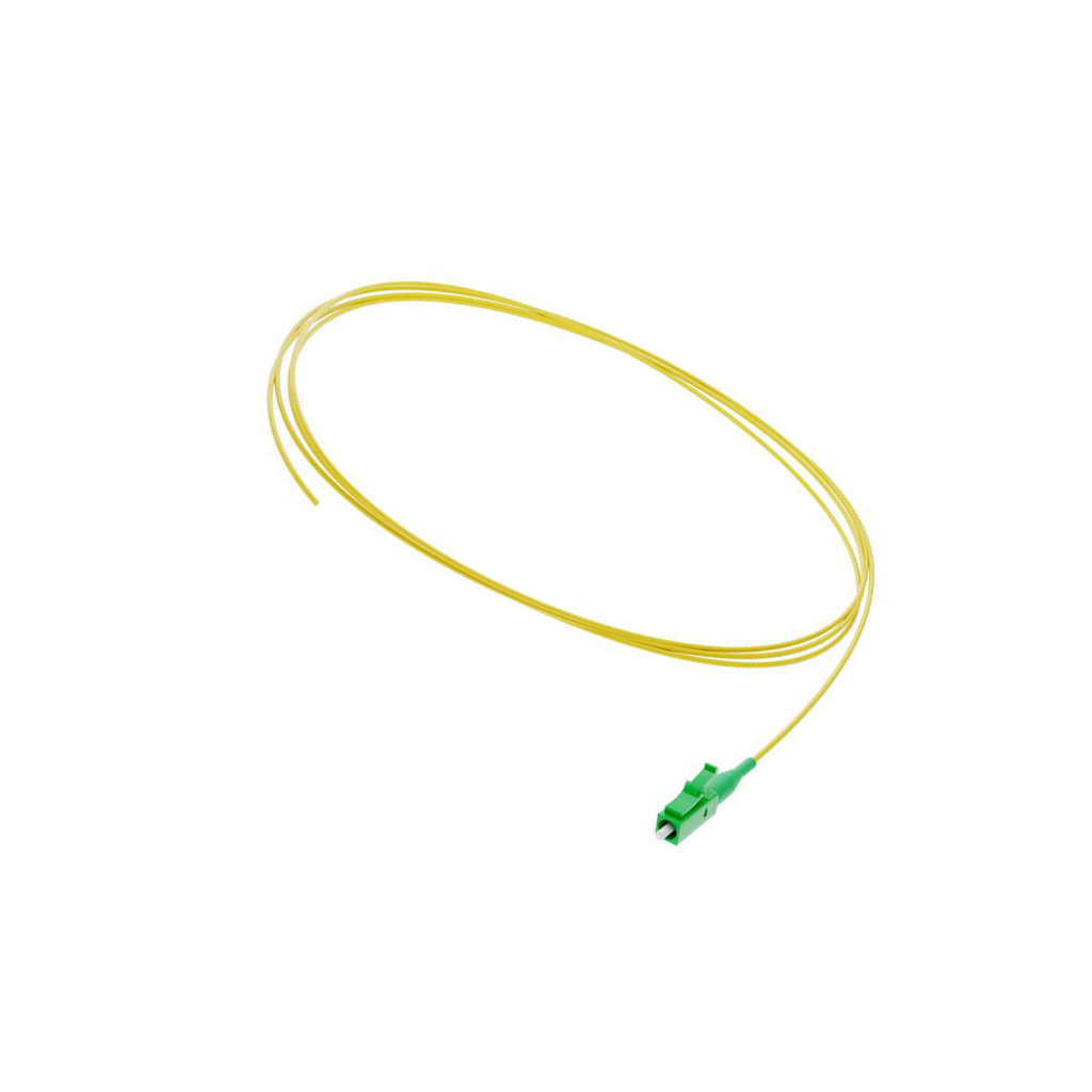 Optic fiber pigtail; LC/APC; 2m; 900um