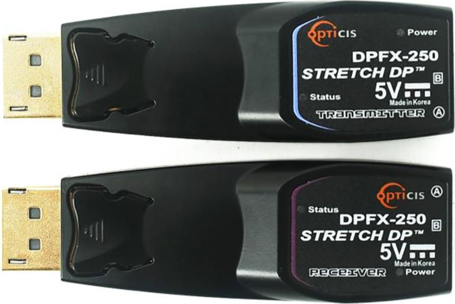 Opticis 4K FIBER DISPLAYPORT EXT SET