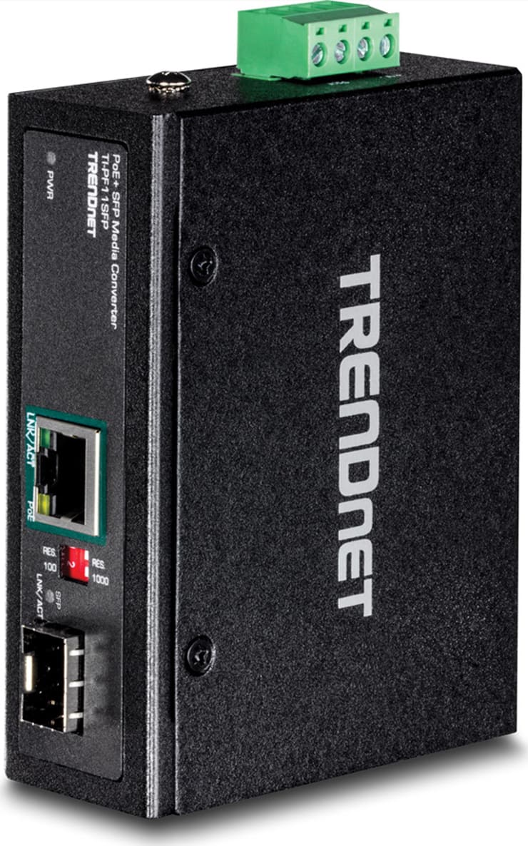 Trendnet Industrieller SFP zu Gbit PoE+