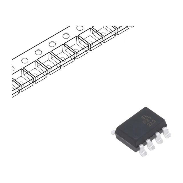 EVERLIGHT Optocoupler; SMD; Ch: 2; OUT: