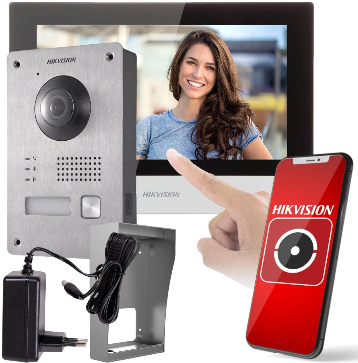 Orno HIKVISION DS-KIS703Y-P vienģimenes video durvju