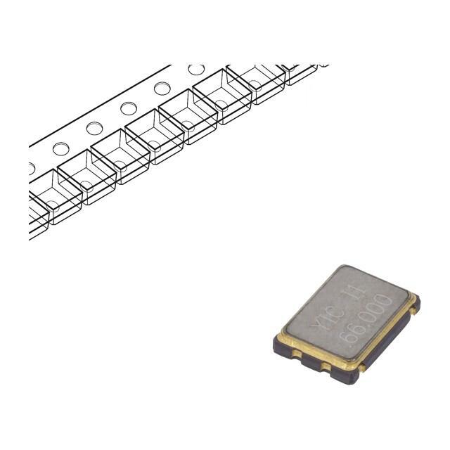 YIC Oscillator; 66MHz; SMD; 7x5x1.4mm