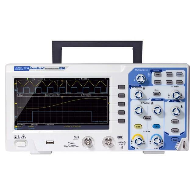PEAKTECH Oscilloscope: digital; Ch: 2; 50MHz