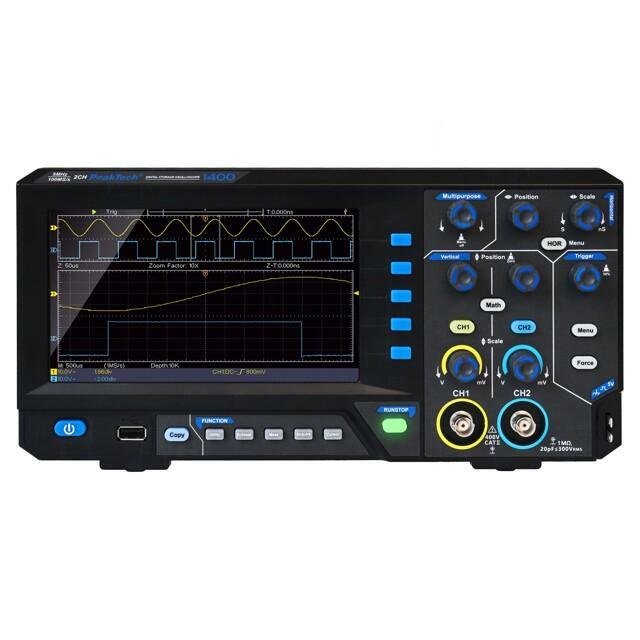 PEAKTECH Oscilloscope: digital; DSO; Ch: 2