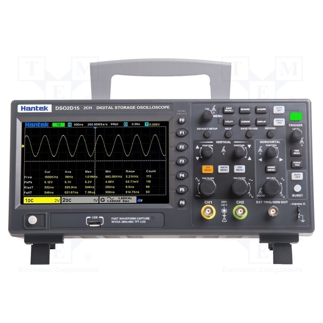 HANTEK Oscilloscope: digital; DSO; Ch: 2