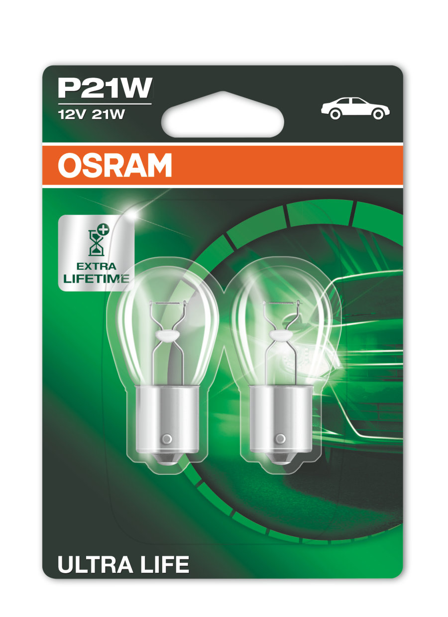 OSRAM P21W ULTRA LIFE 4008321415141 Pagrieziena