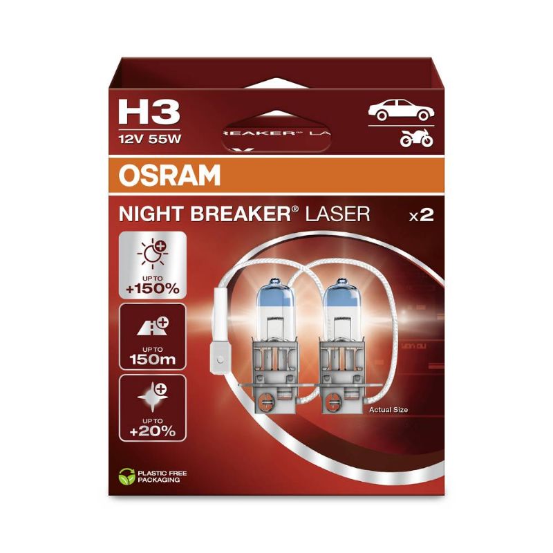 OSRAM SPULDZE H3 55W 12V NIGHT