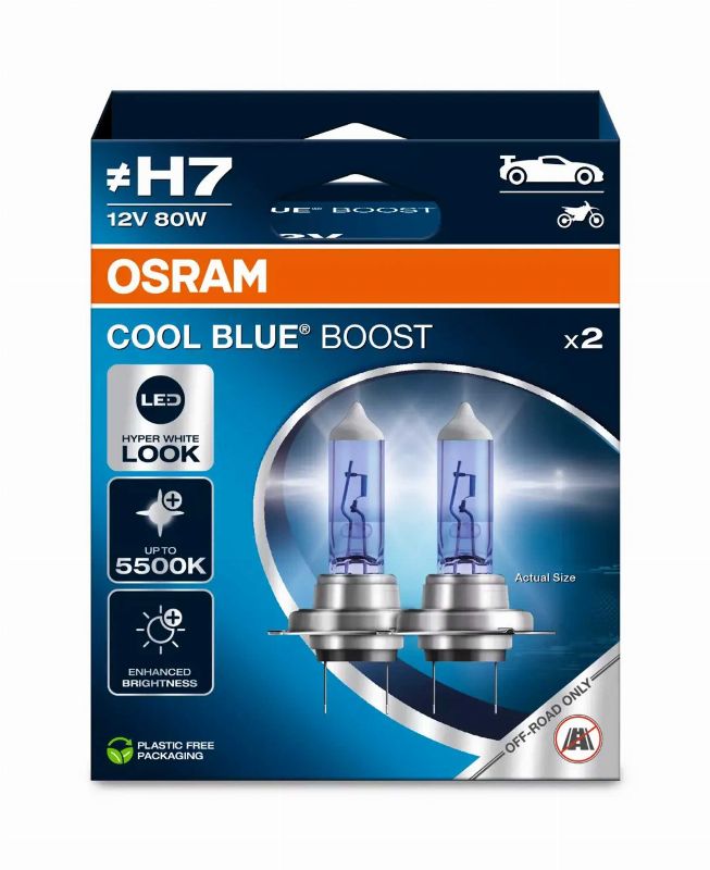 OSRAM SPULDZE H7 80W 12V COOL