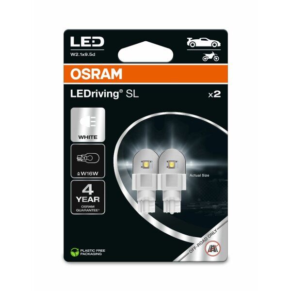 OSRAM spuldze W16W 02B 12V 2W
