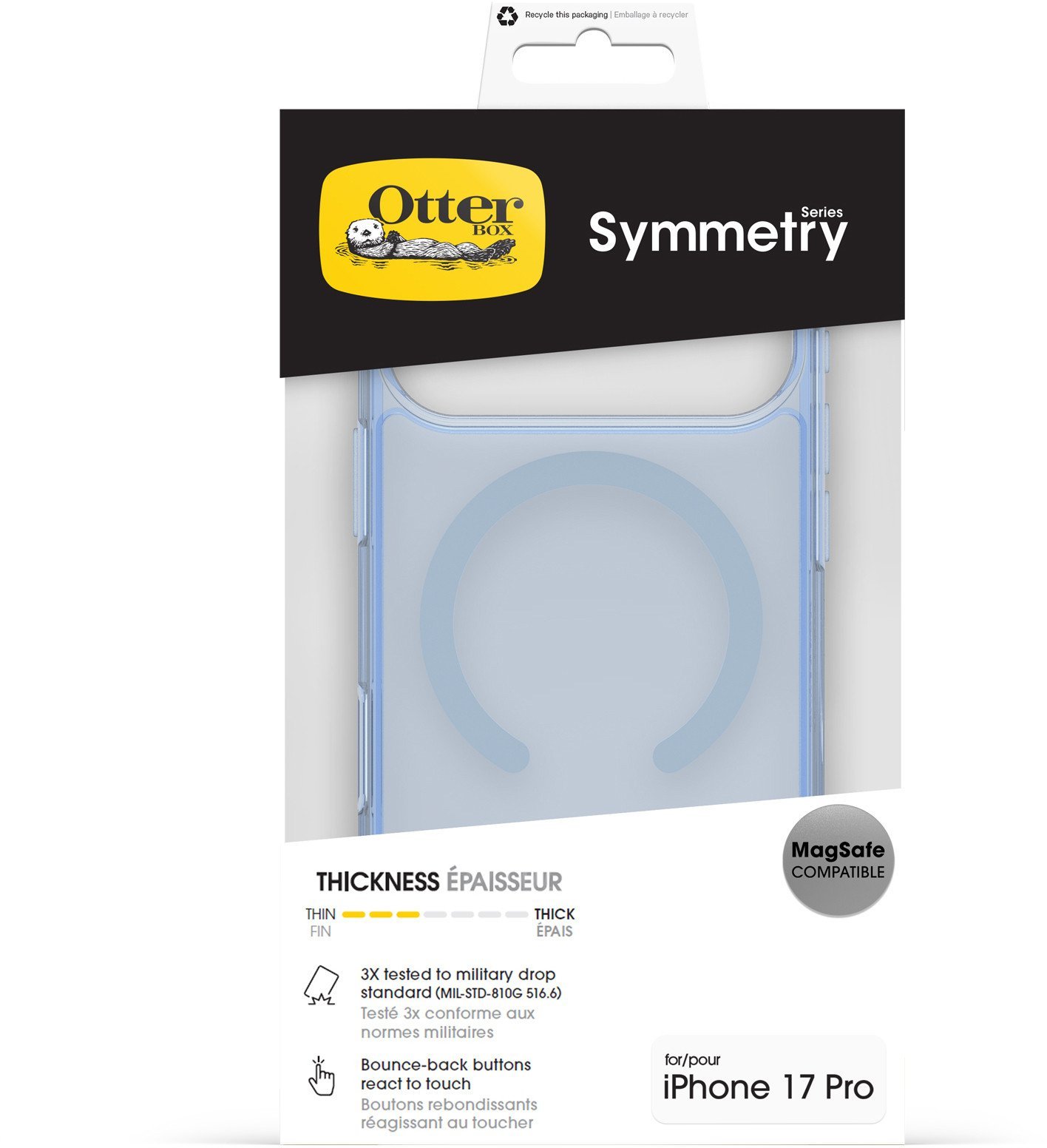 OtterBox Symmetry Series Clear Beskyttelsescover Polykarbonat